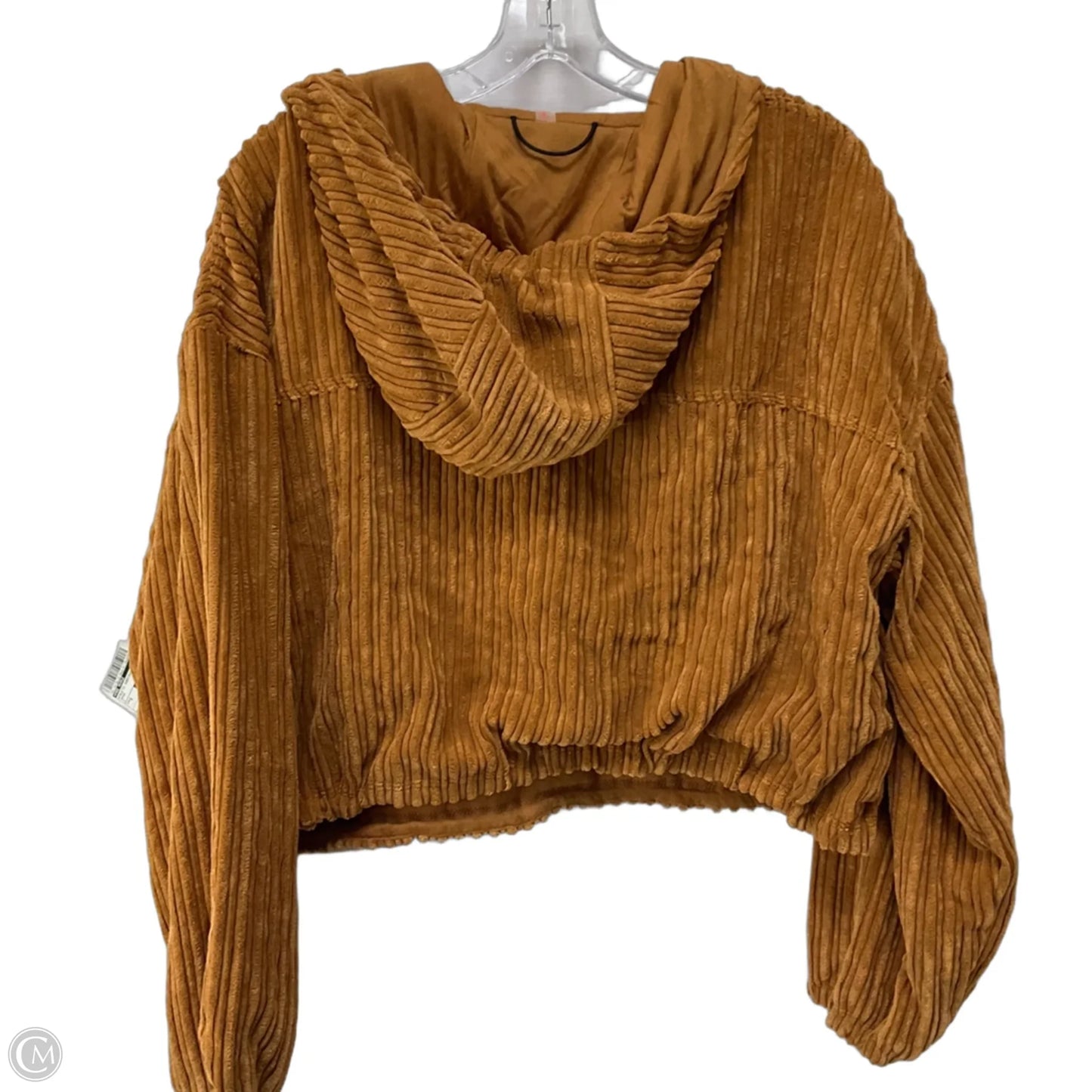 Athletic Sweatshirt Hoodie By Free People In Brown, Size: S