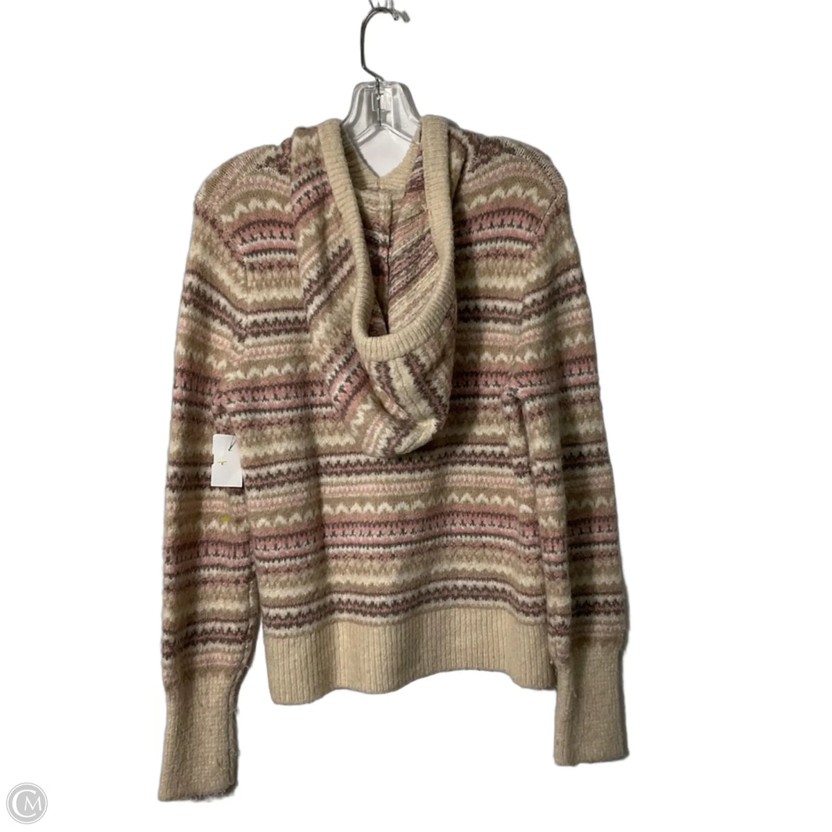 Sweater By Evereve In Pink & White, Size: S