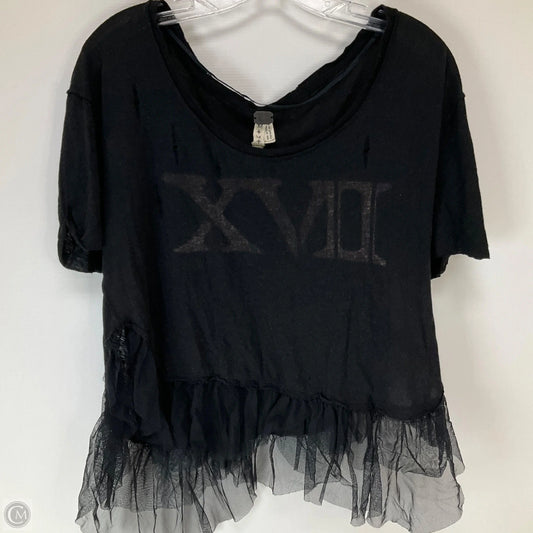 Top Short Sleeve By We The Free In Black, Size: M