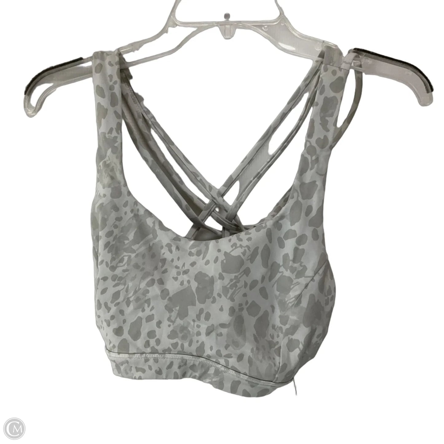 Athletic Bra By Lululemon In Animal Print, Size: 8