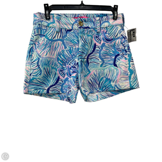 Shorts Designer By Lilly Pulitzer In Blue & Pink, Size: 0