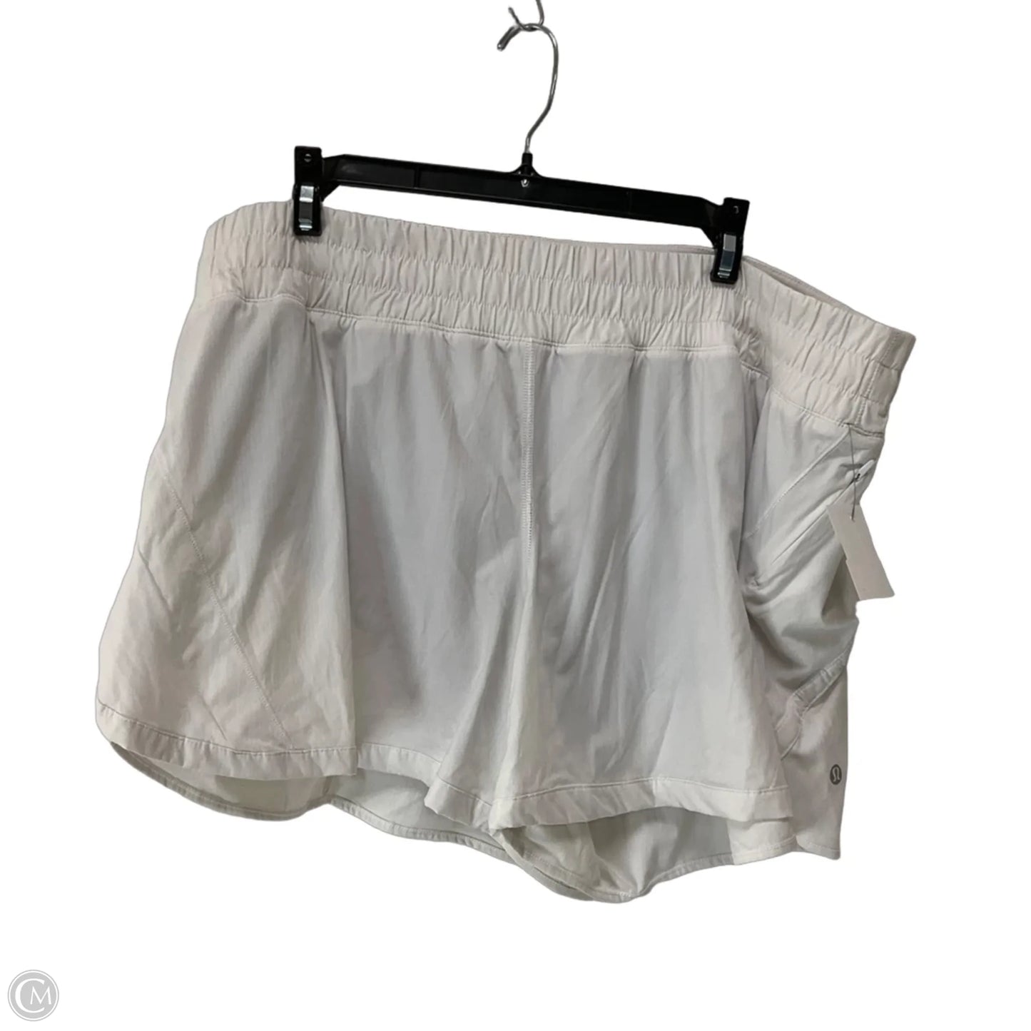 Athletic Shorts By Lululemon In White, Size: 20