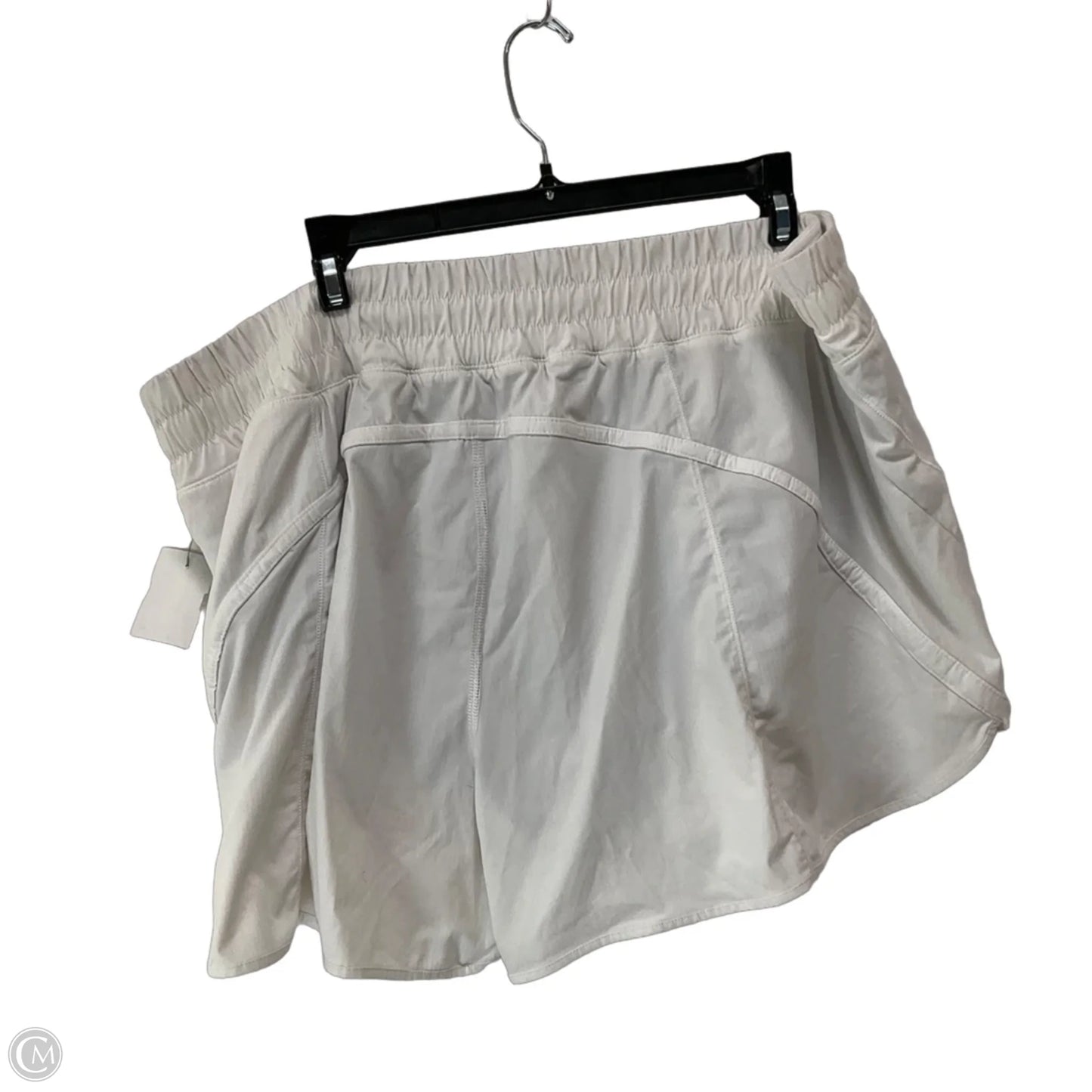 Athletic Shorts By Lululemon In White, Size: 20