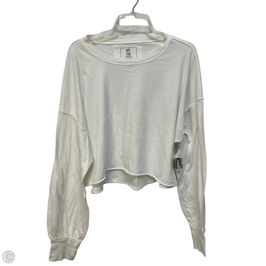 Top Long Sleeve Basic By Free People In White, Size: L