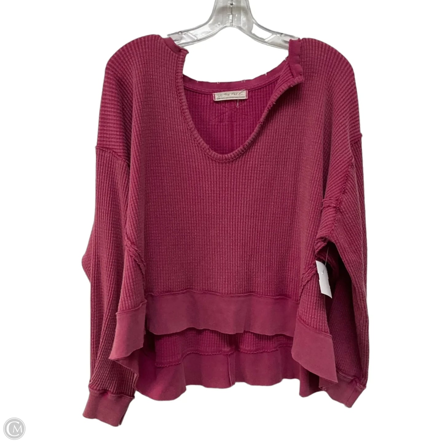 Top Long Sleeve By We The Free In Pink, Size: Xs