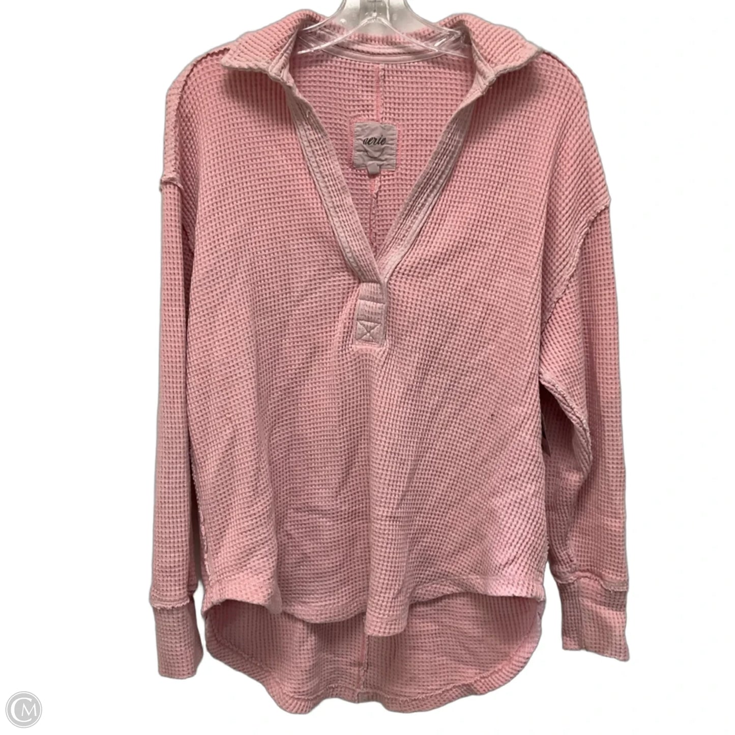 Top Long Sleeve By Aerie In Pink, Size: Xs