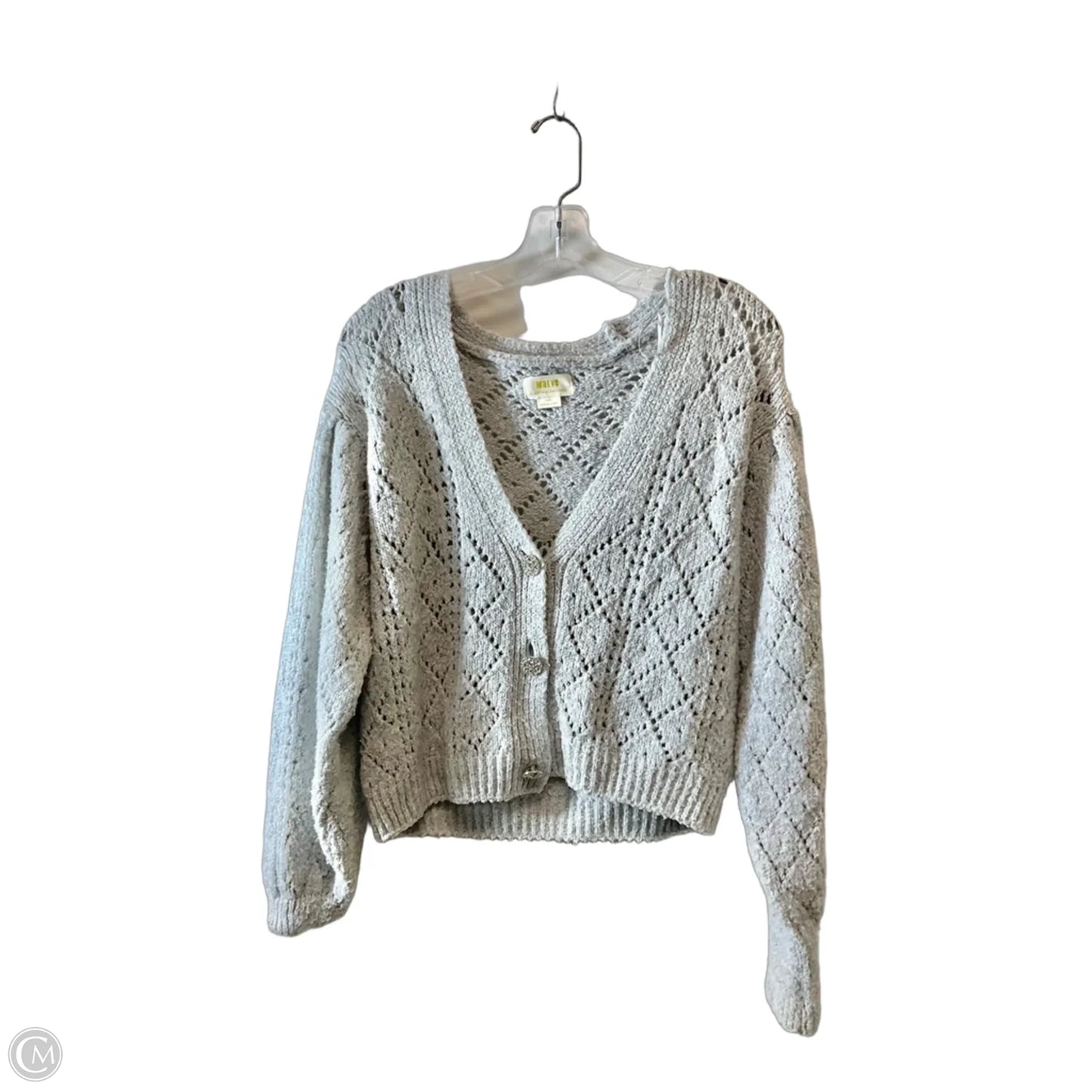 Sweater Cardigan By Maeve In Grey, Size: S