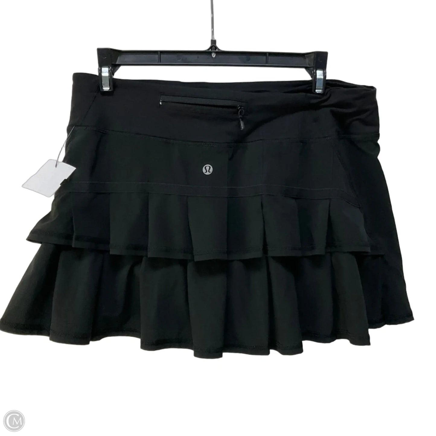 Athletic Skort By Lululemon In Black, Size: 8