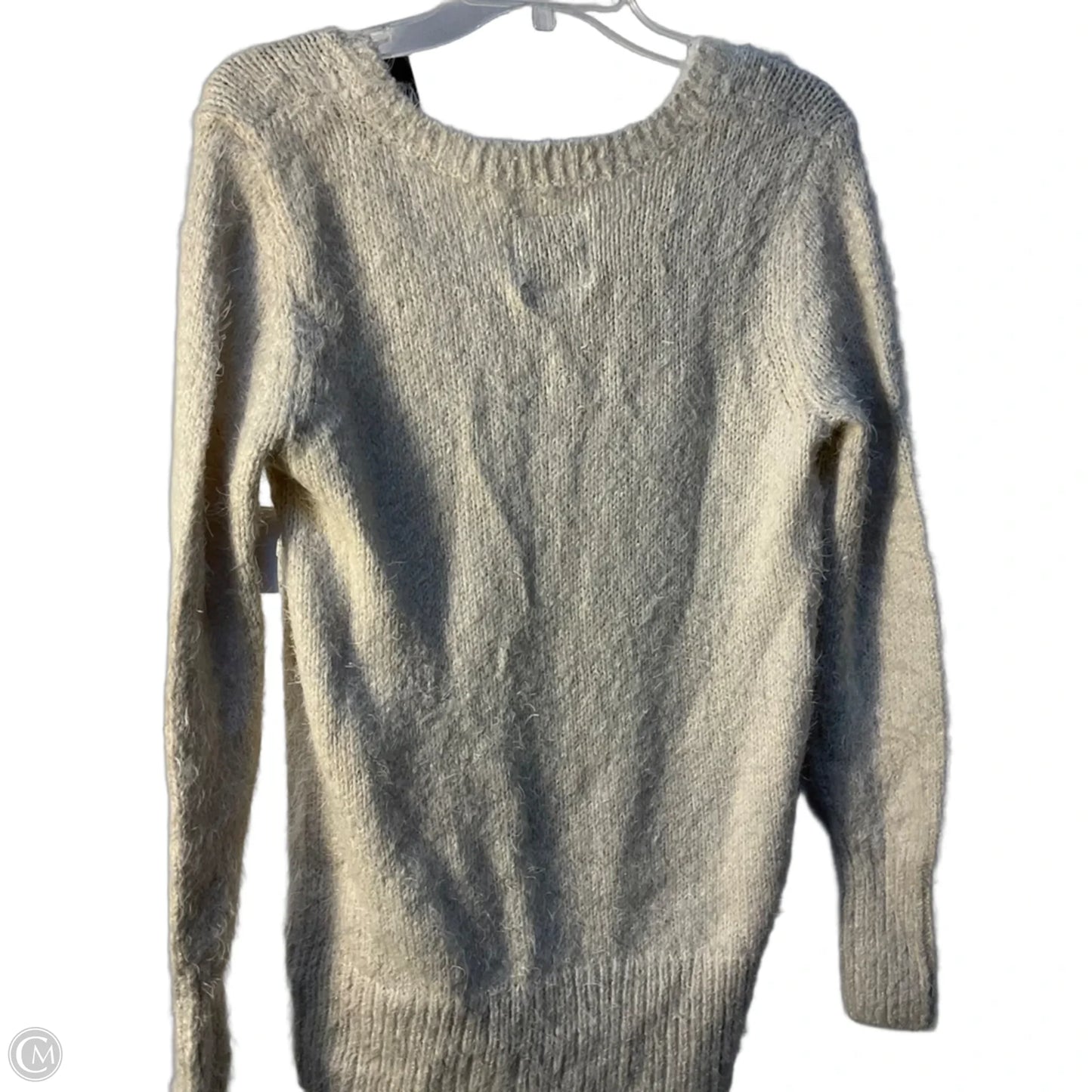 Sweater By Abercrombie And Fitch In Cream, Size: L