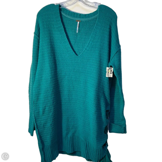 Dress Sweater By Free People In Aqua, Size: S