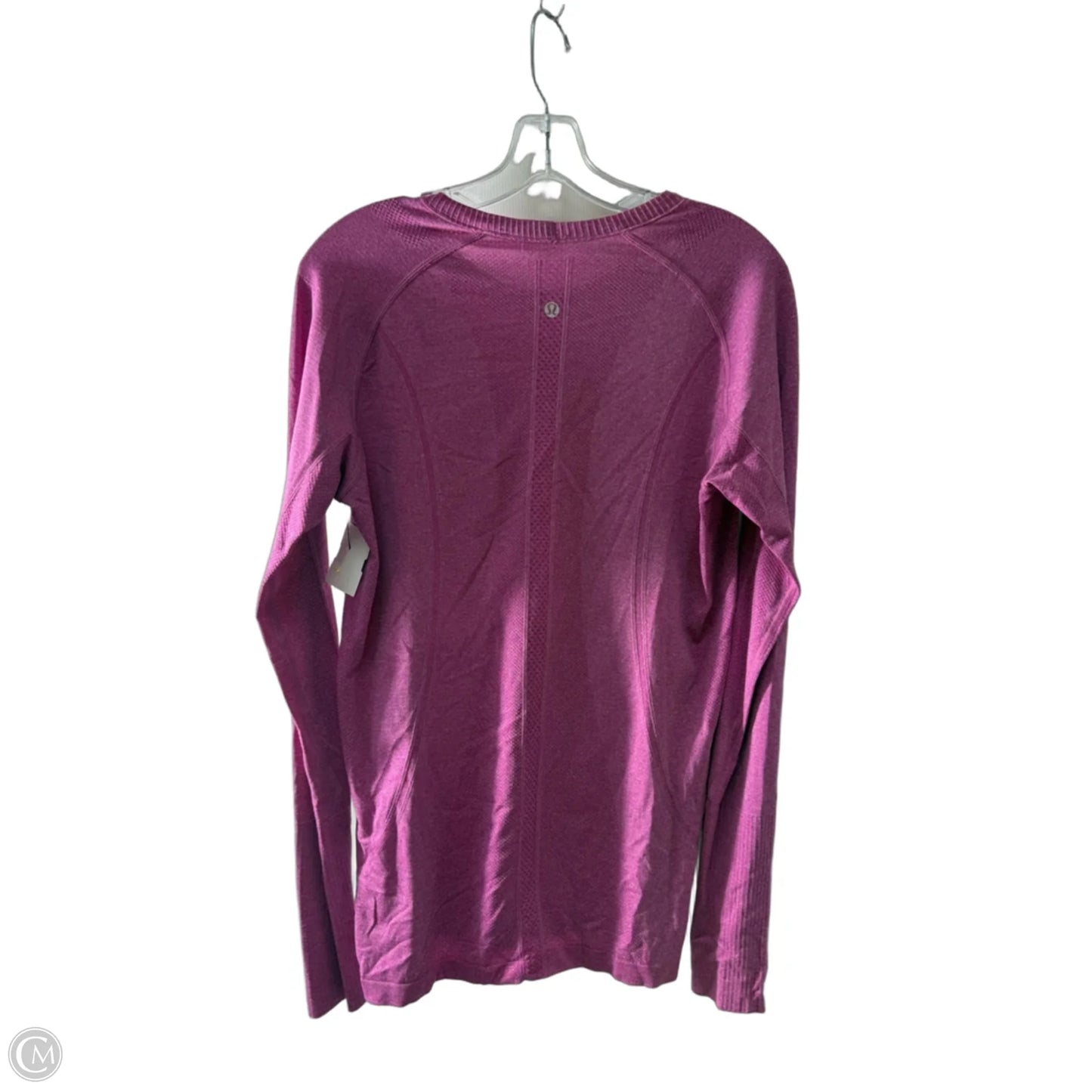 Athletic Top Long Sleeve Crewneck By Lululemon In Pink, Size: 12