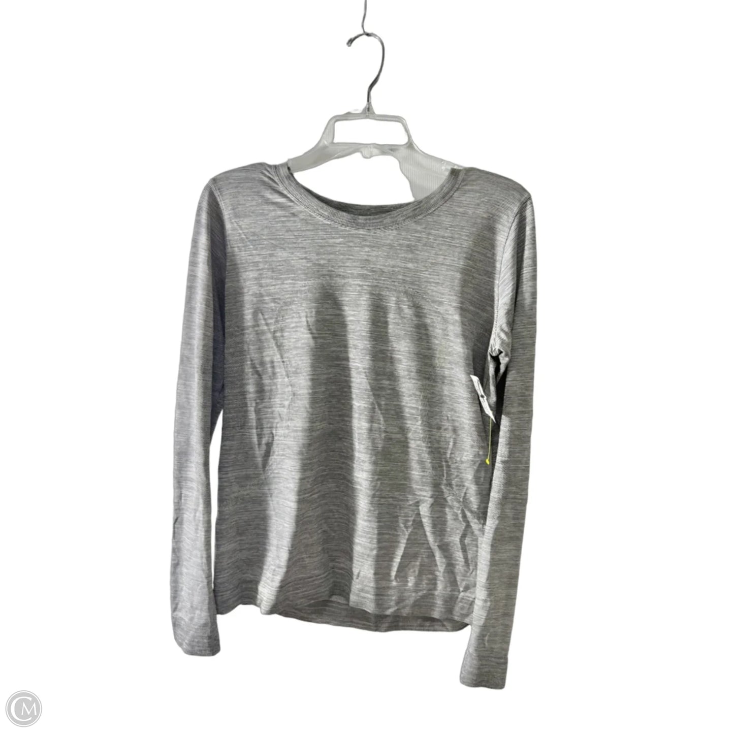 Athletic Top Long Sleeve Crewneck By Lululemon In Striped Pattern, Size: 8