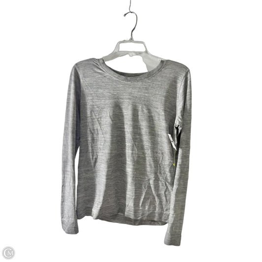 Athletic Top Long Sleeve Crewneck By Lululemon In Striped Pattern, Size: 8
