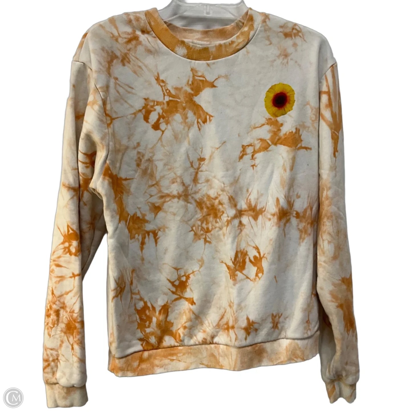 Sweatshirt Crewneck By Cmb In Tie Dye Print, Size: L
