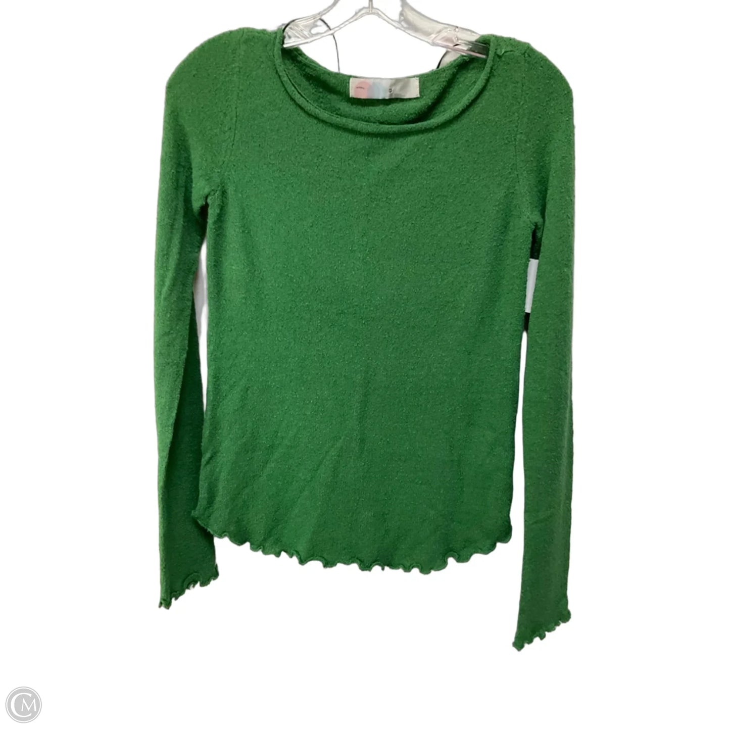 Top Long Sleeve By Free People In Green, Size: Xs