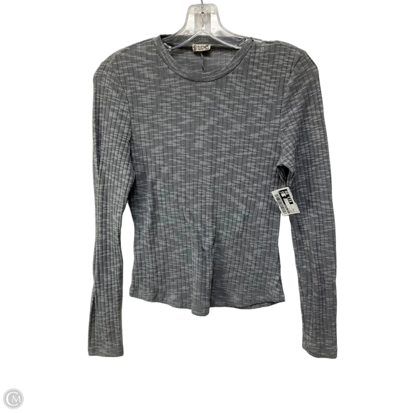 Top Long Sleeve By Free People In Grey, Size: S