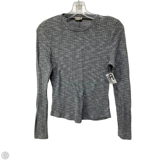 Top Long Sleeve By Free People In Grey, Size: S