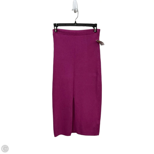 Skirt Midi By Free People In Purple, Size: Xs