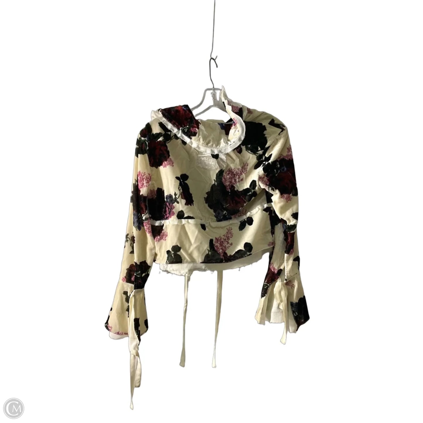 Top Long Sleeve By Free People In Floral Print, Size: Xs