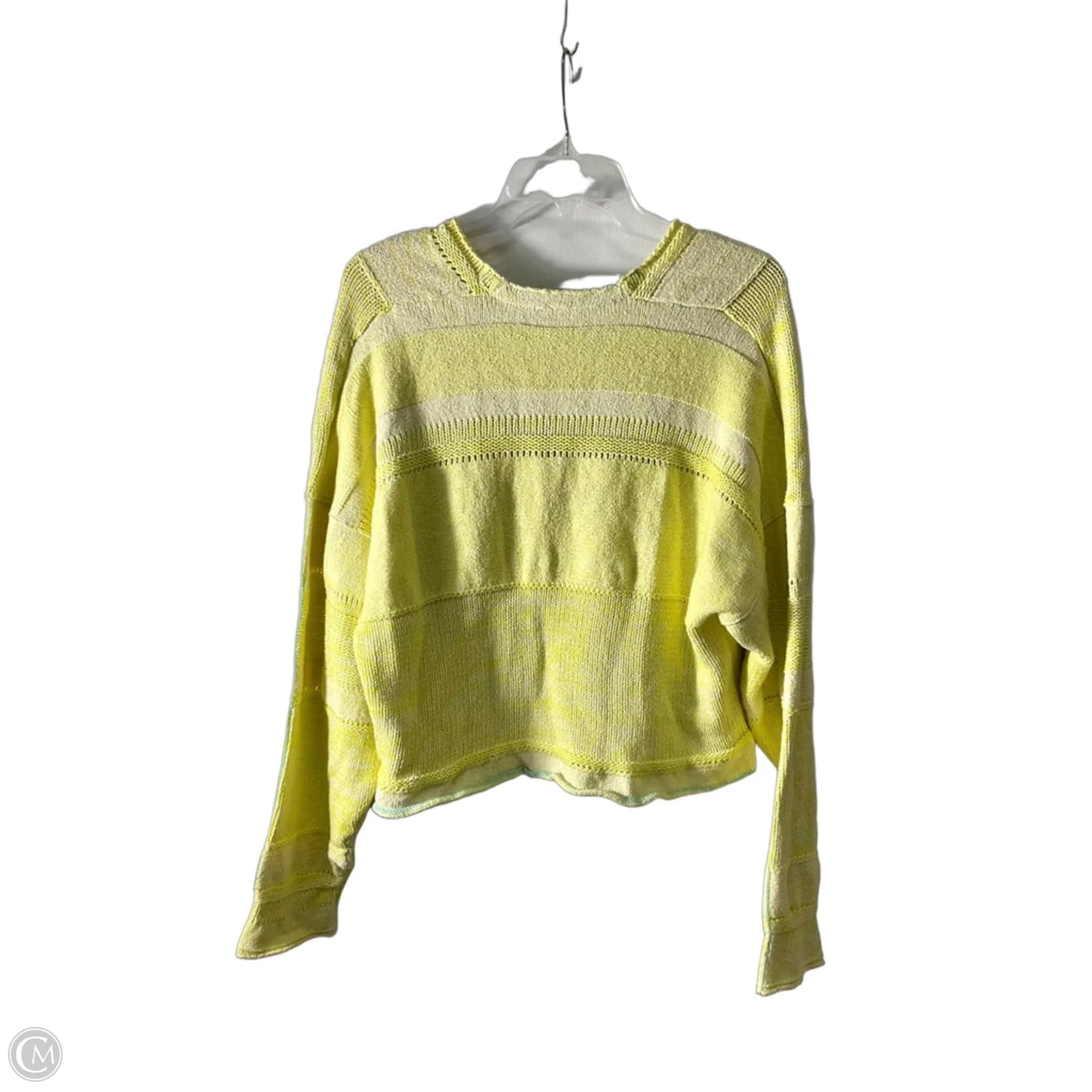 Sweater By Free People In Yellow, Size: L
