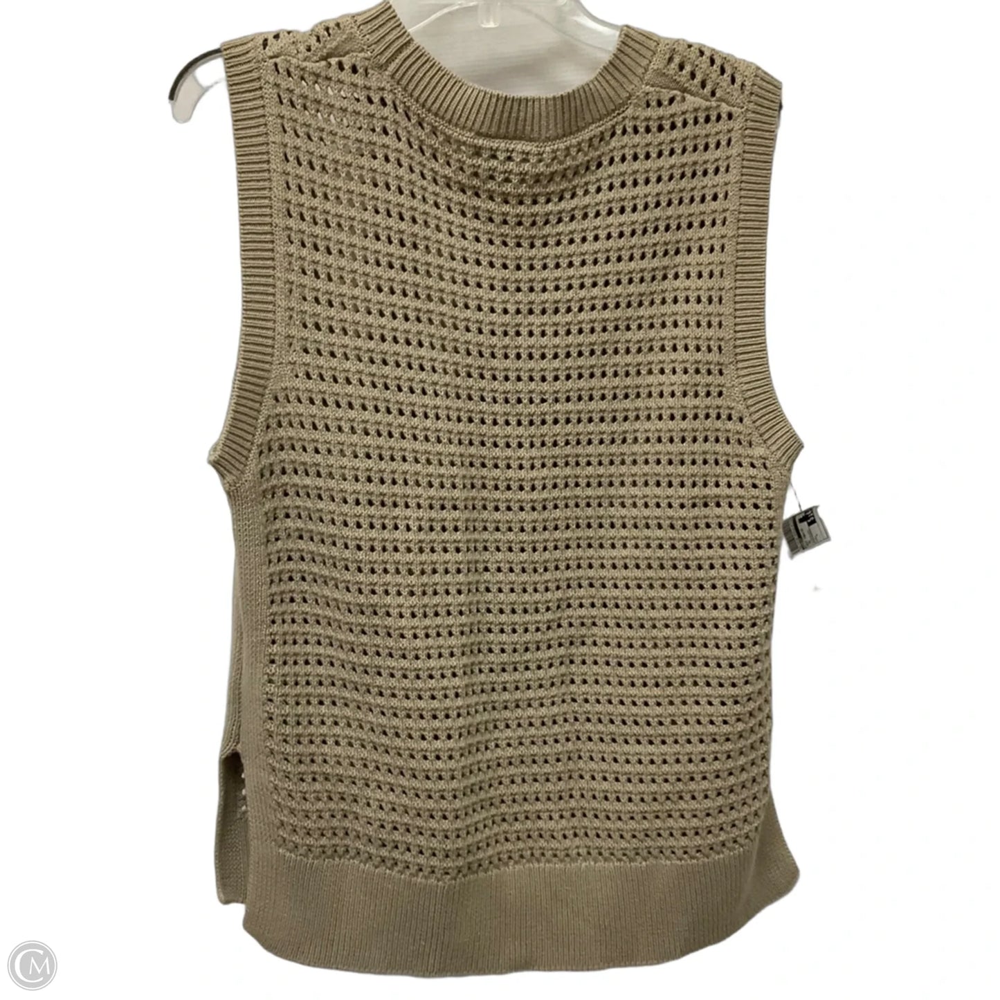 Vest Sweater By Varley In Tan, Size: L