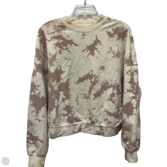 Athletic Sweatshirt Crewneck By Varley In Pink, Size: S