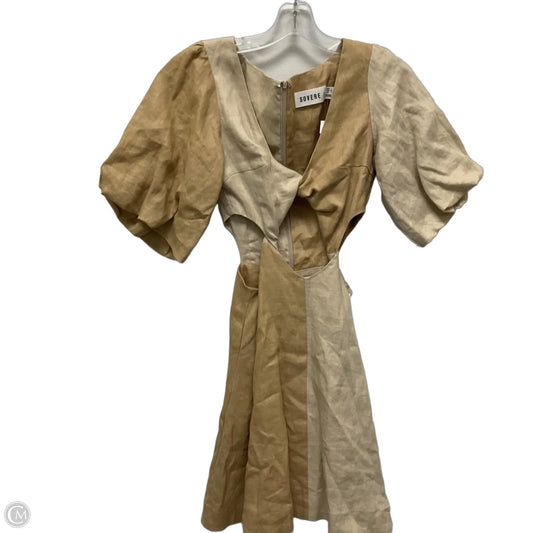 Dress Casual Short By Cma In Tan, Size: Xs