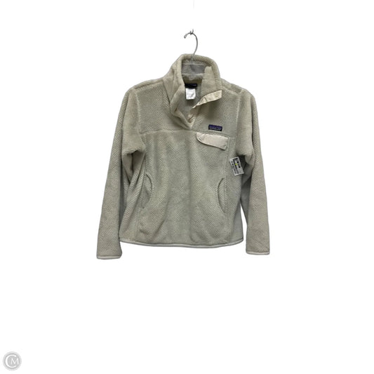 Athletic Sweatshirt Collar By Patagonia In Cream, Size: S