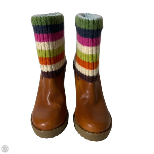 Boots Designer By Coach In Multi-colored, Size: 5.5