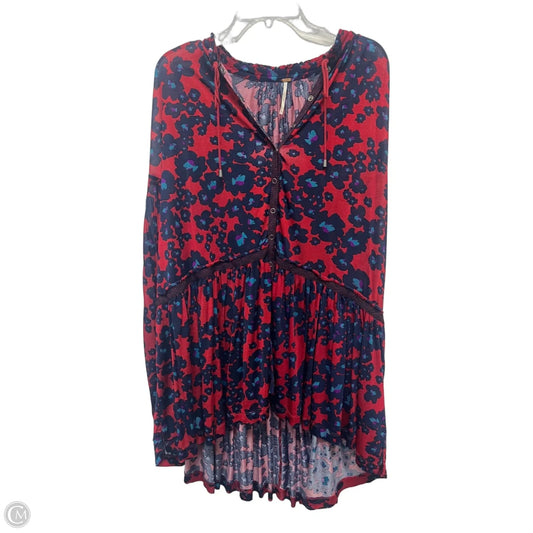 Tunic 3/4 Sleeve By Free People In Multi-colored, Size: S