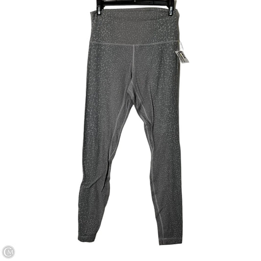 Athletic Leggings By Lululemon In Grey, Size: 8
