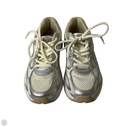 Shoes Athletic By Reebok In Cream & Silver, Size: 7