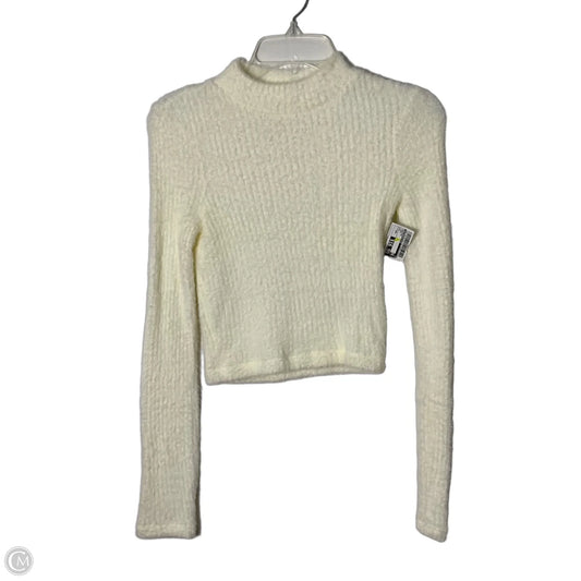 Sweater By Anthropologie In Cream, Size: Xxs