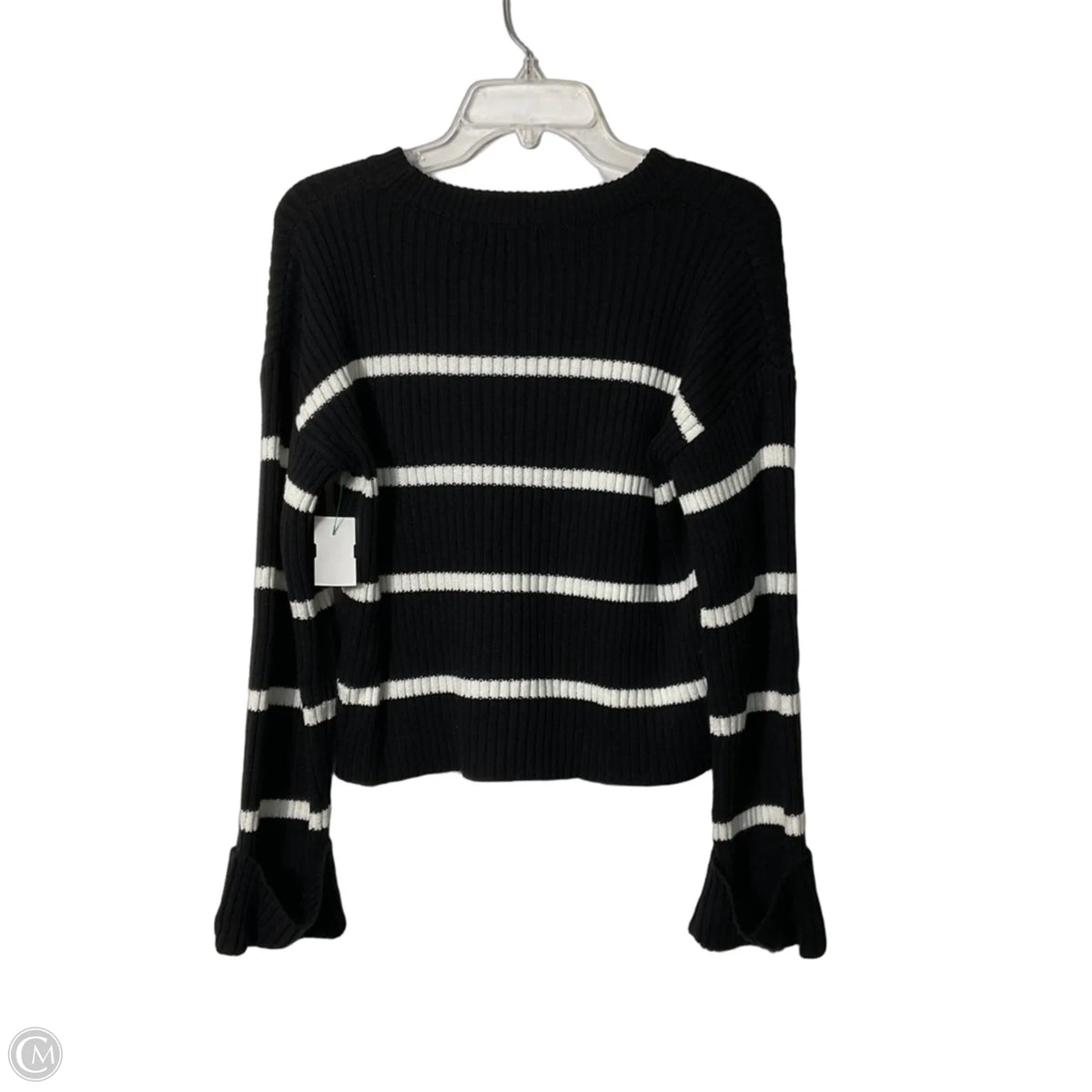 Sweater By Evereve In Black & White, Size: S
