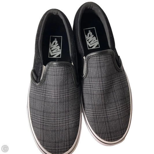 Shoes Sneakers By Vans In Plaid Pattern, Size: 8.5