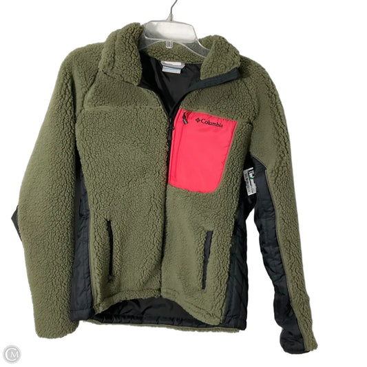 Jacket Faux Fur & Sherpa By Columbia In Green, Size: S