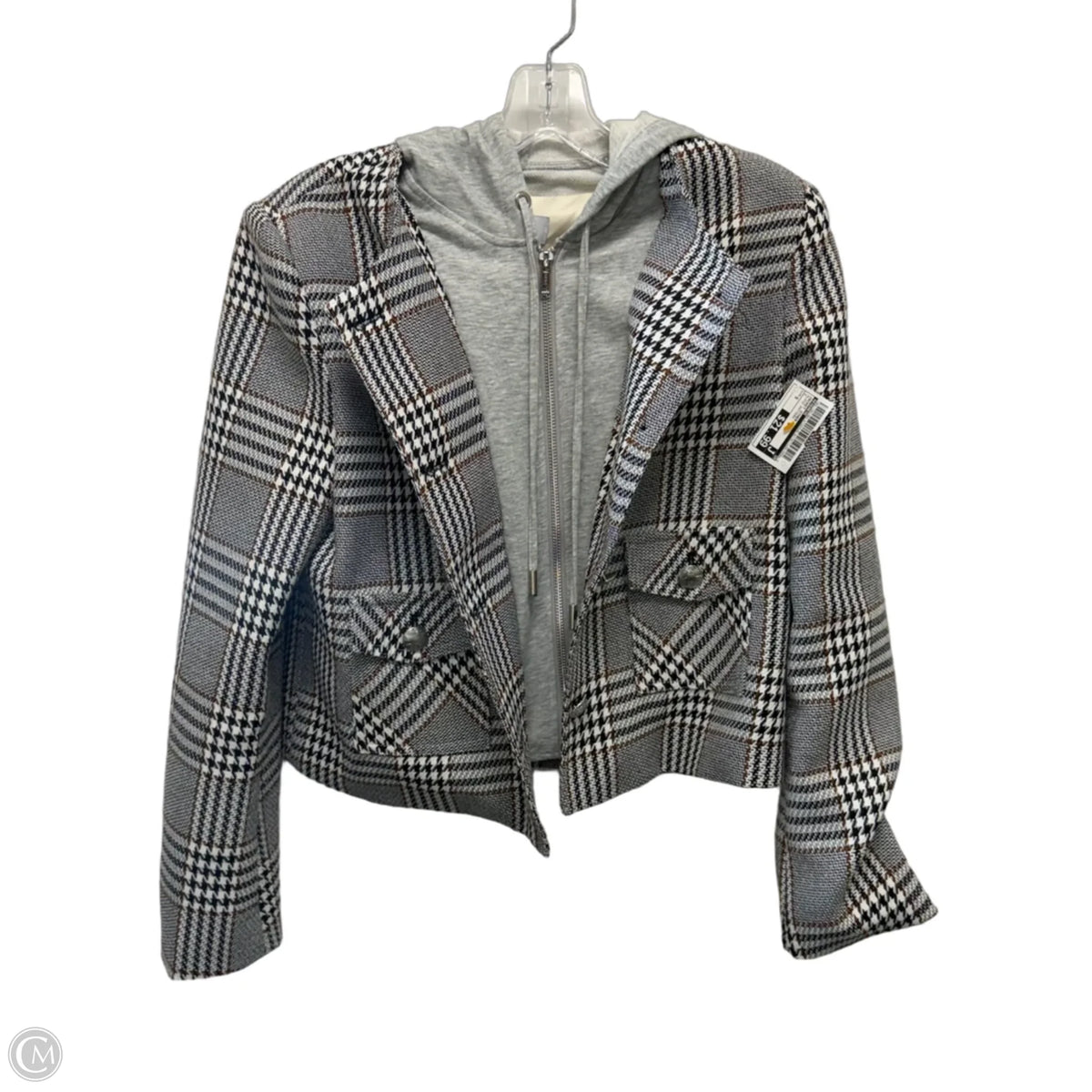 Jacket Other By Evereve In Plaid Pattern, Size: S