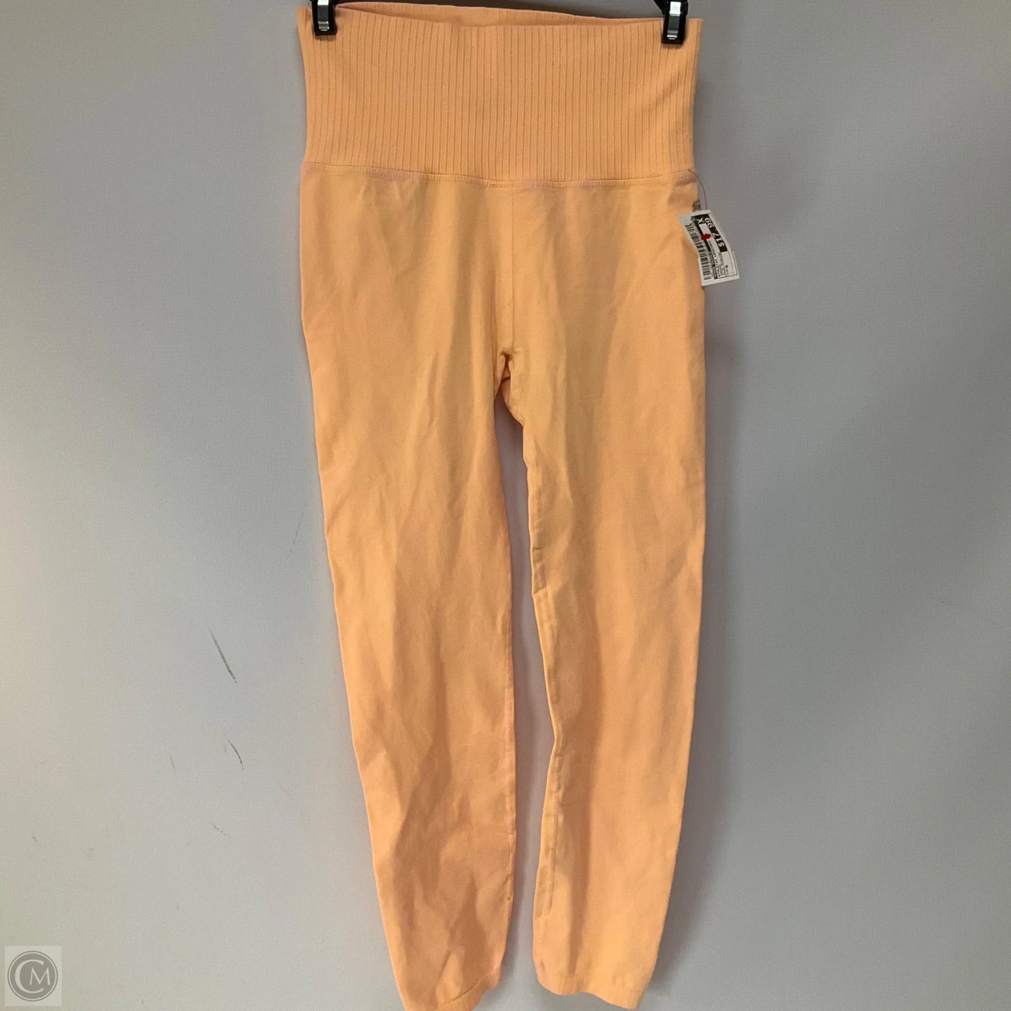 Athletic Leggings By Free People In Orange, Size: M