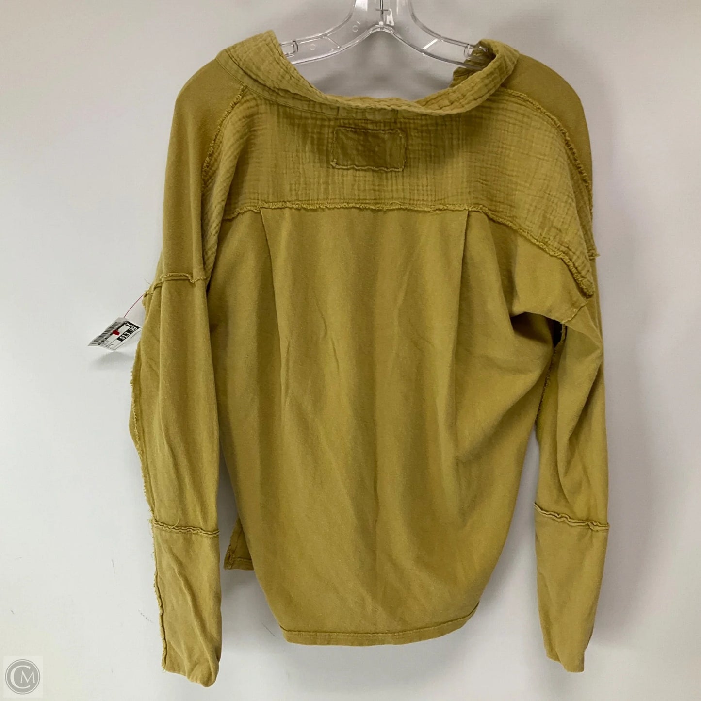 Top Long Sleeve By We The Free In Yellow, Size: S