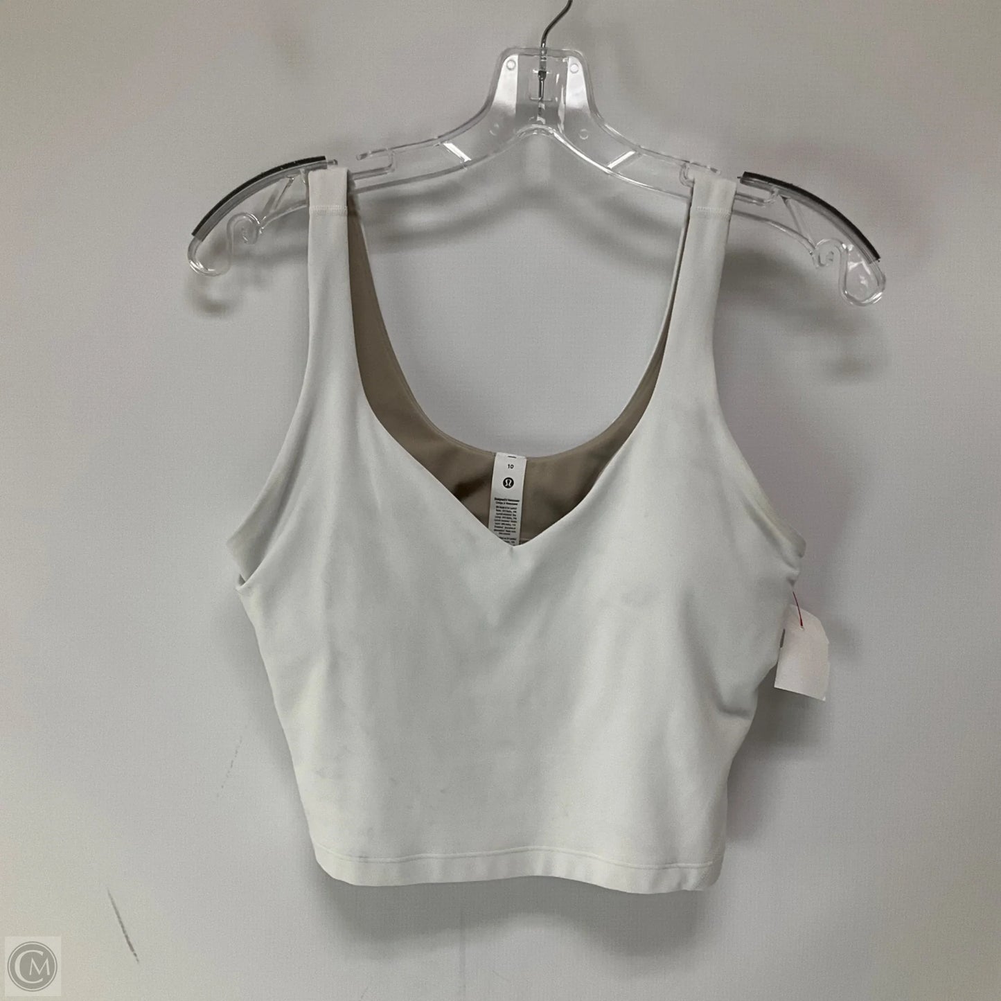 Athletic Bra By Lululemon In White, Size: 10