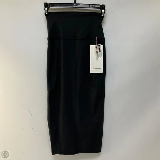 Athletic Skirt By Lululemon In Black, Size: 2