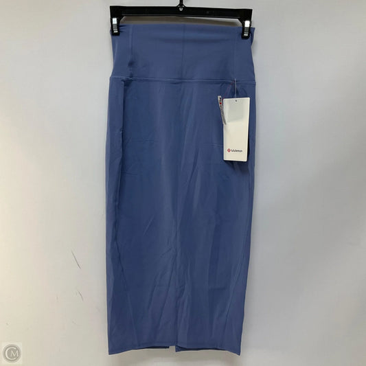 Athletic Skirt By Lululemon In Blue, Size: 4
