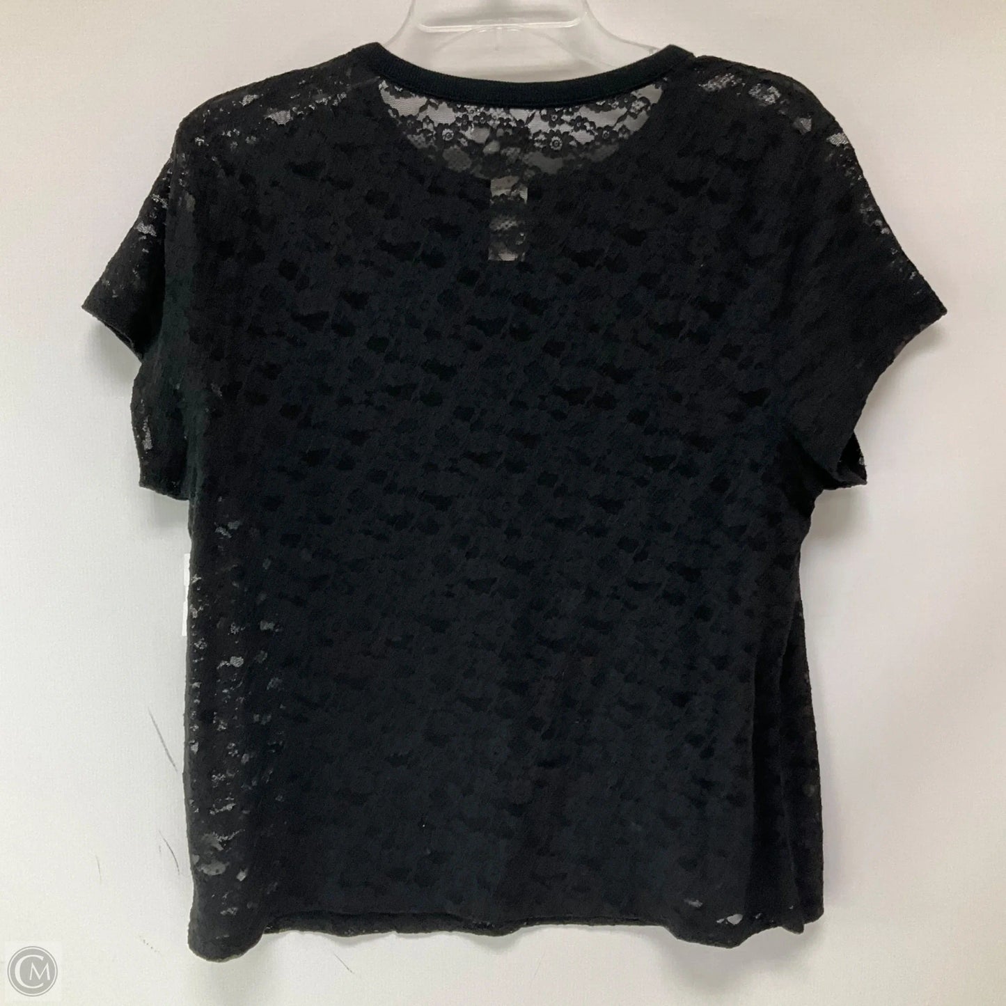 Top Short Sleeve By Aerie In Black, Size: Xl