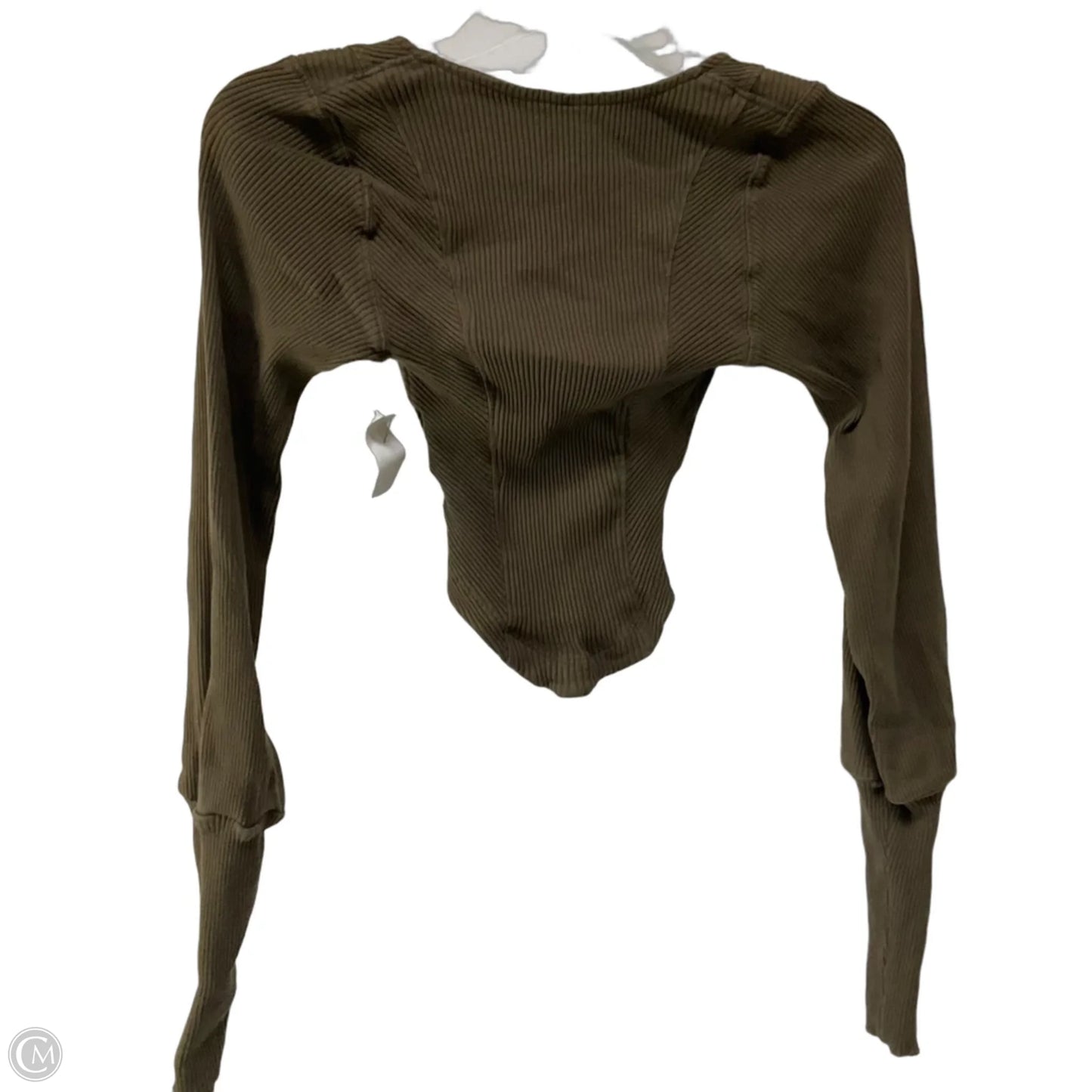 Top Long Sleeve By Free People In Brown, Size: Xs