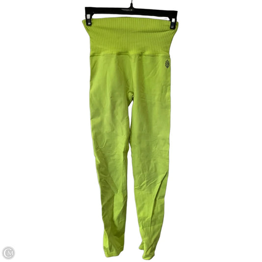 Athletic Leggings By Free People In Yellow, Size: Xs