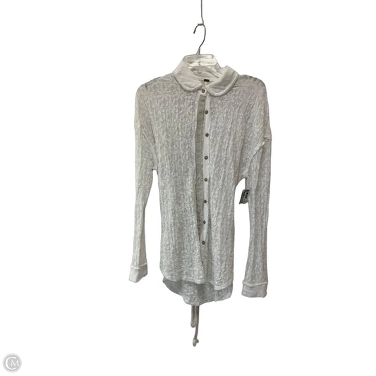 Top Long Sleeve By Free People In White, Size: Xs