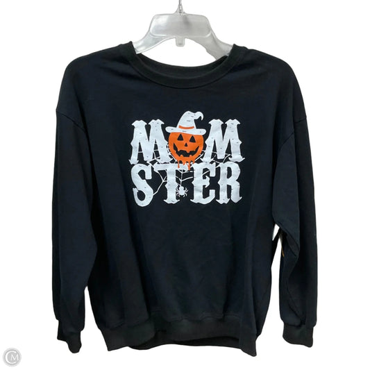 Top Long Sleeve By Cmf In Black, Size: M