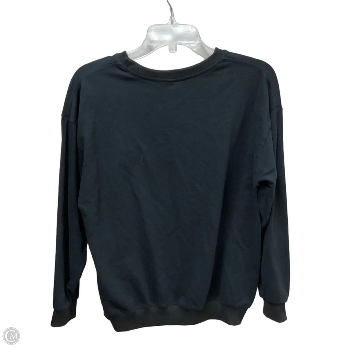 Top Long Sleeve By Cmf In Black, Size: M