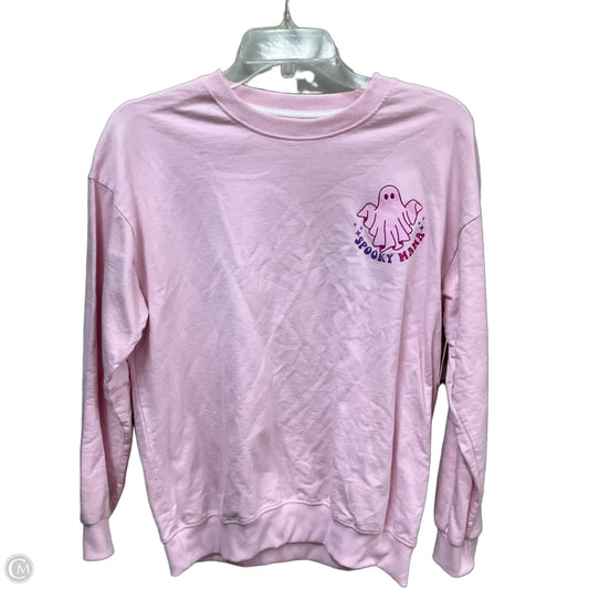 Top Long Sleeve By Cmf In Pink, Size: M