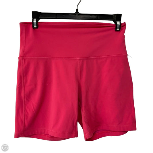 Athletic Shorts By Lululemon In Pink, Size: 8